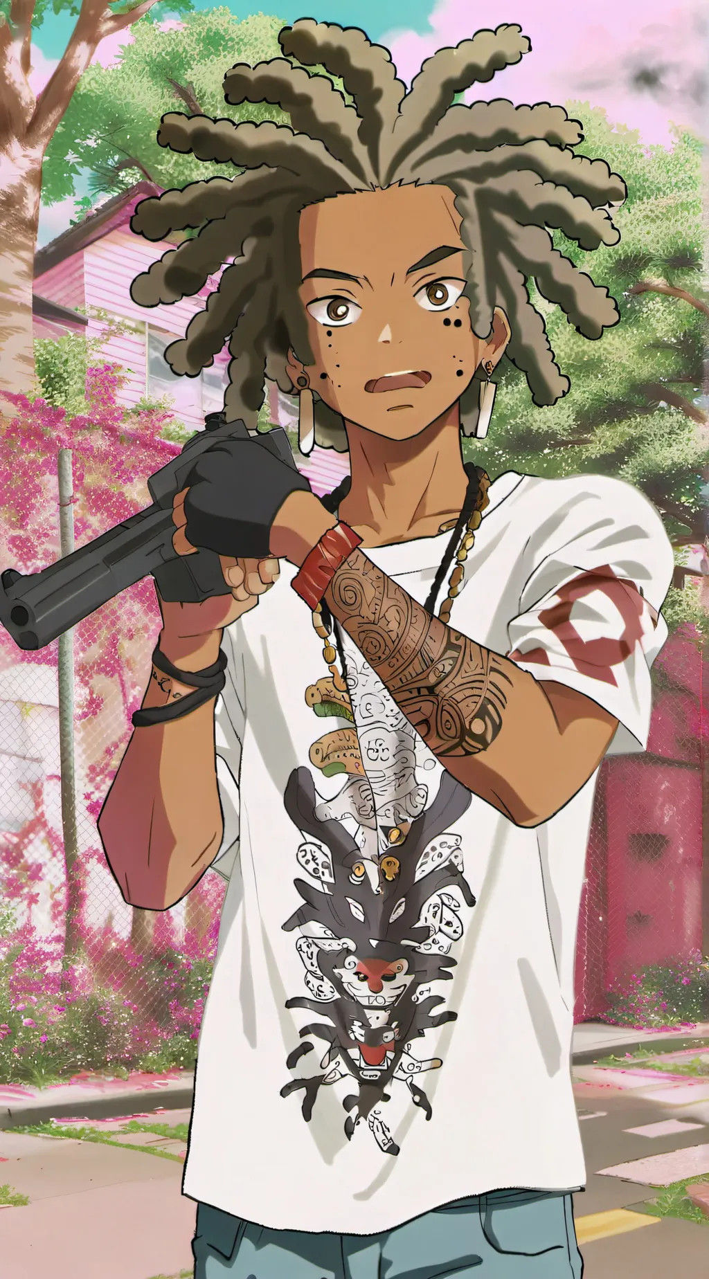 ai character: Zay background