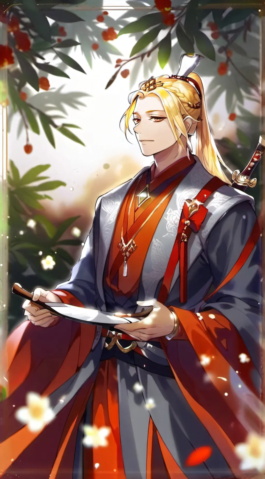 ai character: Hansung Yu  background
