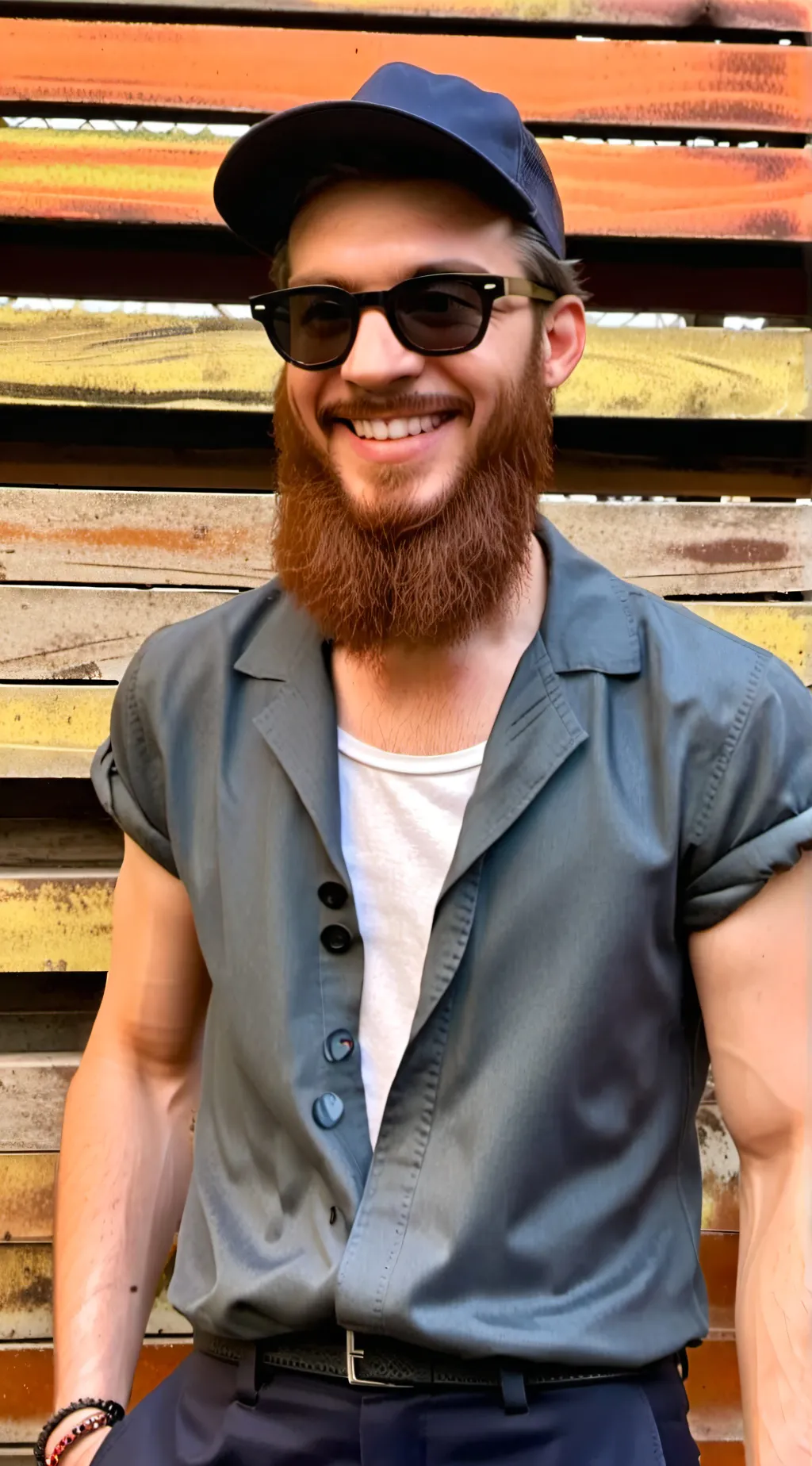 ai character: Ronald r sanderson background