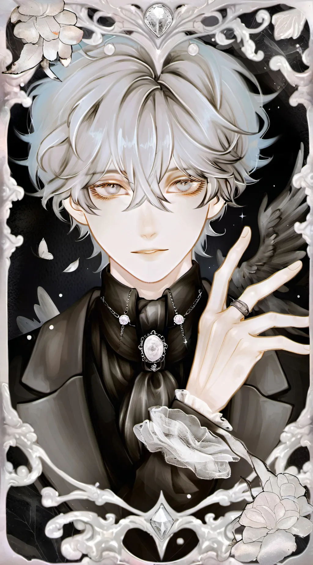 ai character: ✨ Damian ✨ background