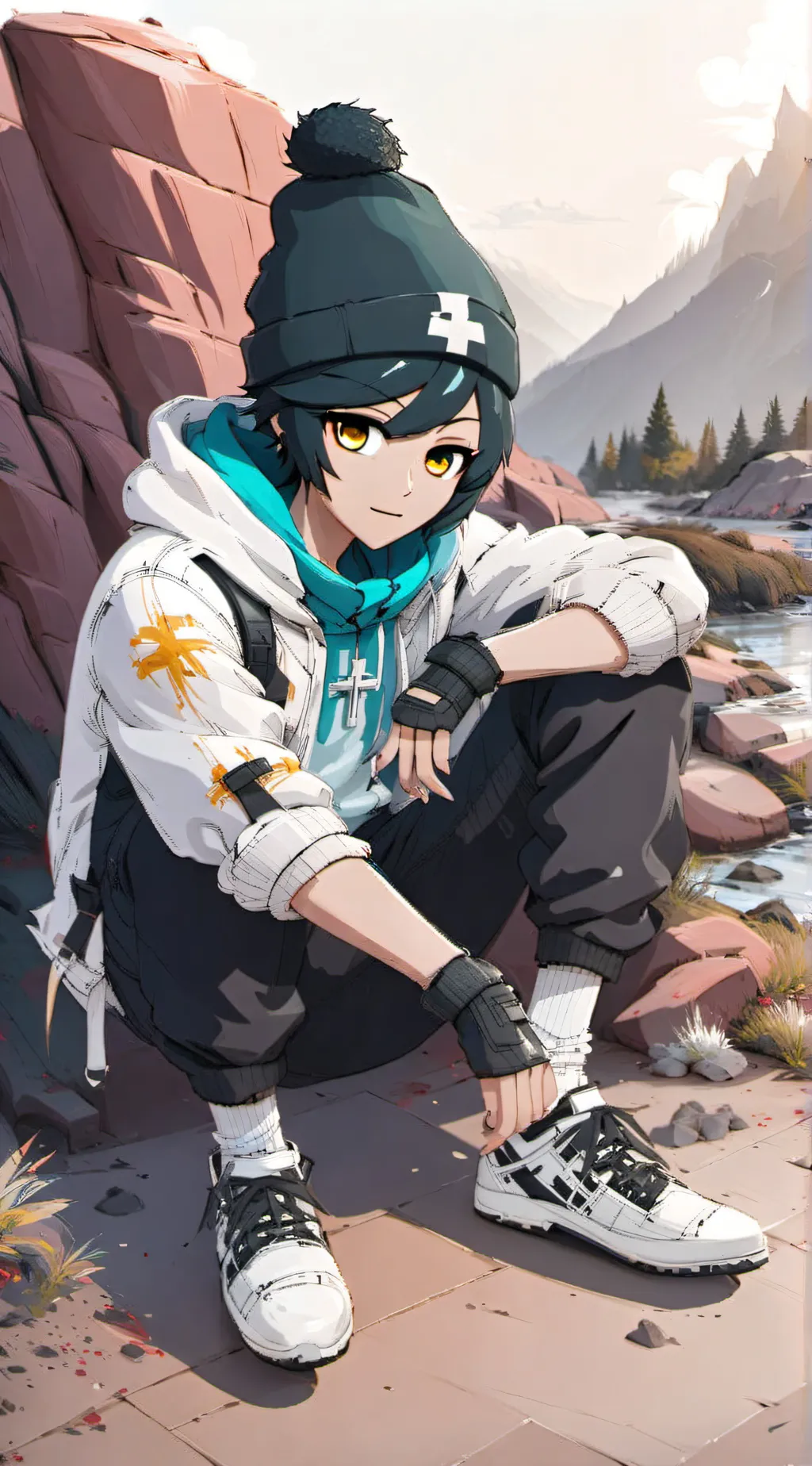 ai character: Jude 💀 background