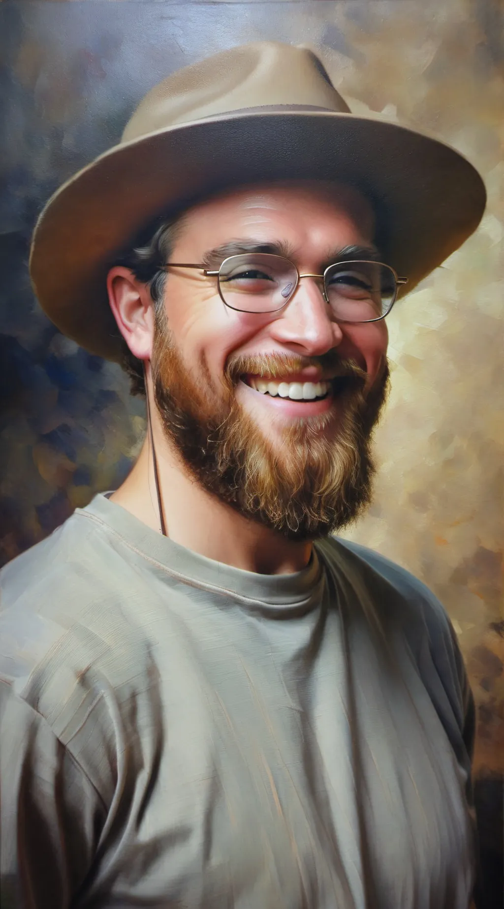 ai character: Ronald r sanderson background