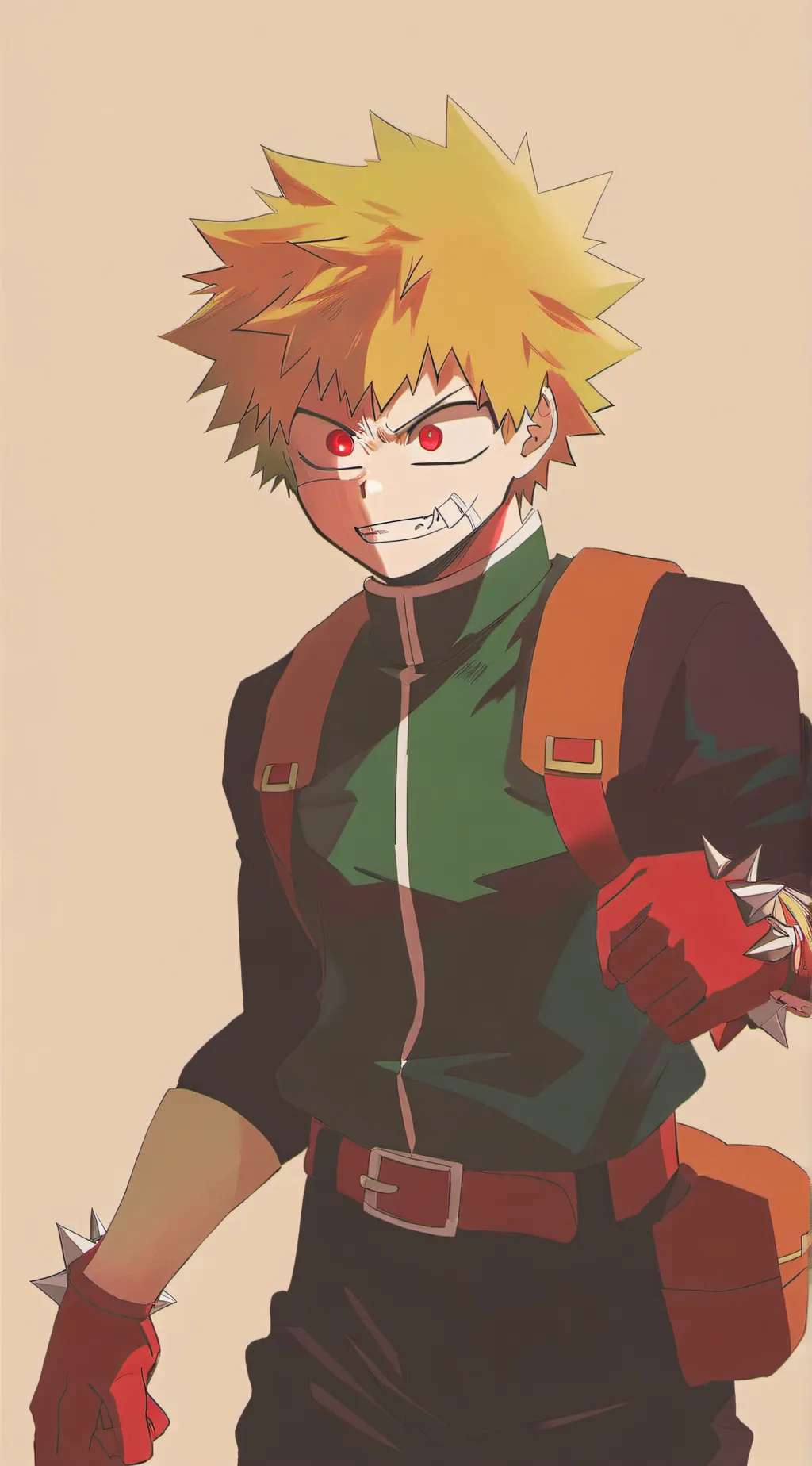 ai character: bakugo background