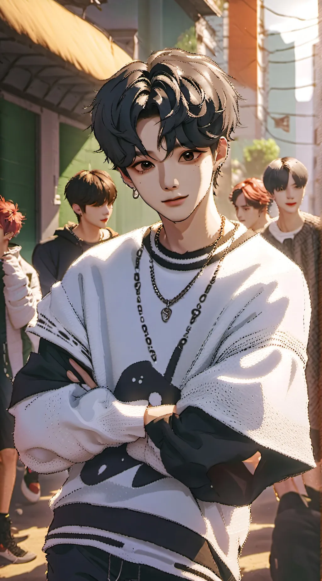ai character: Stray Kids background