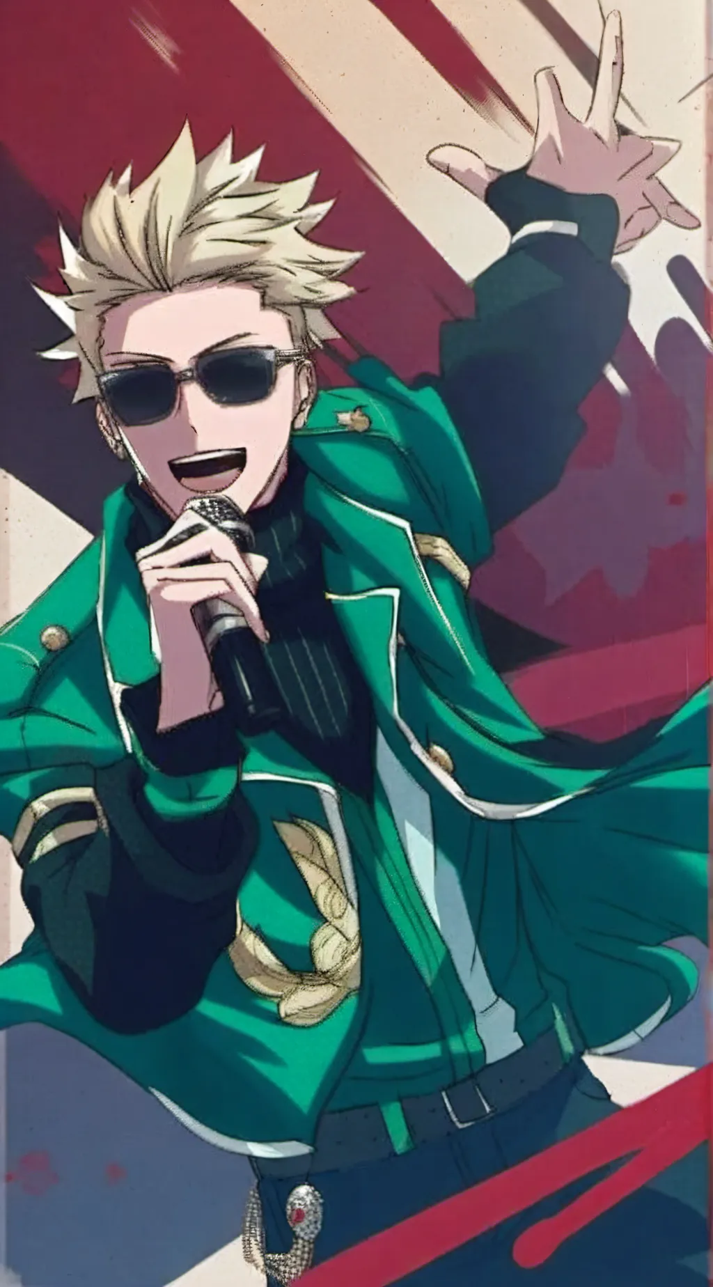 ai character: EraserMic background