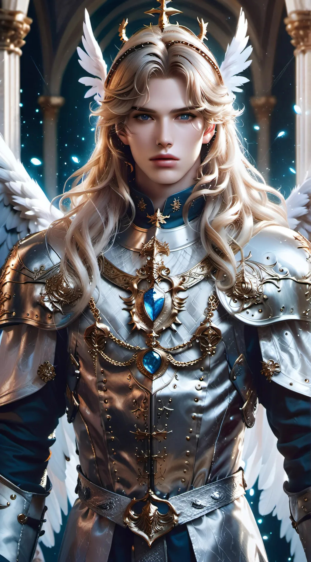 ai character: Alessandro Snow background