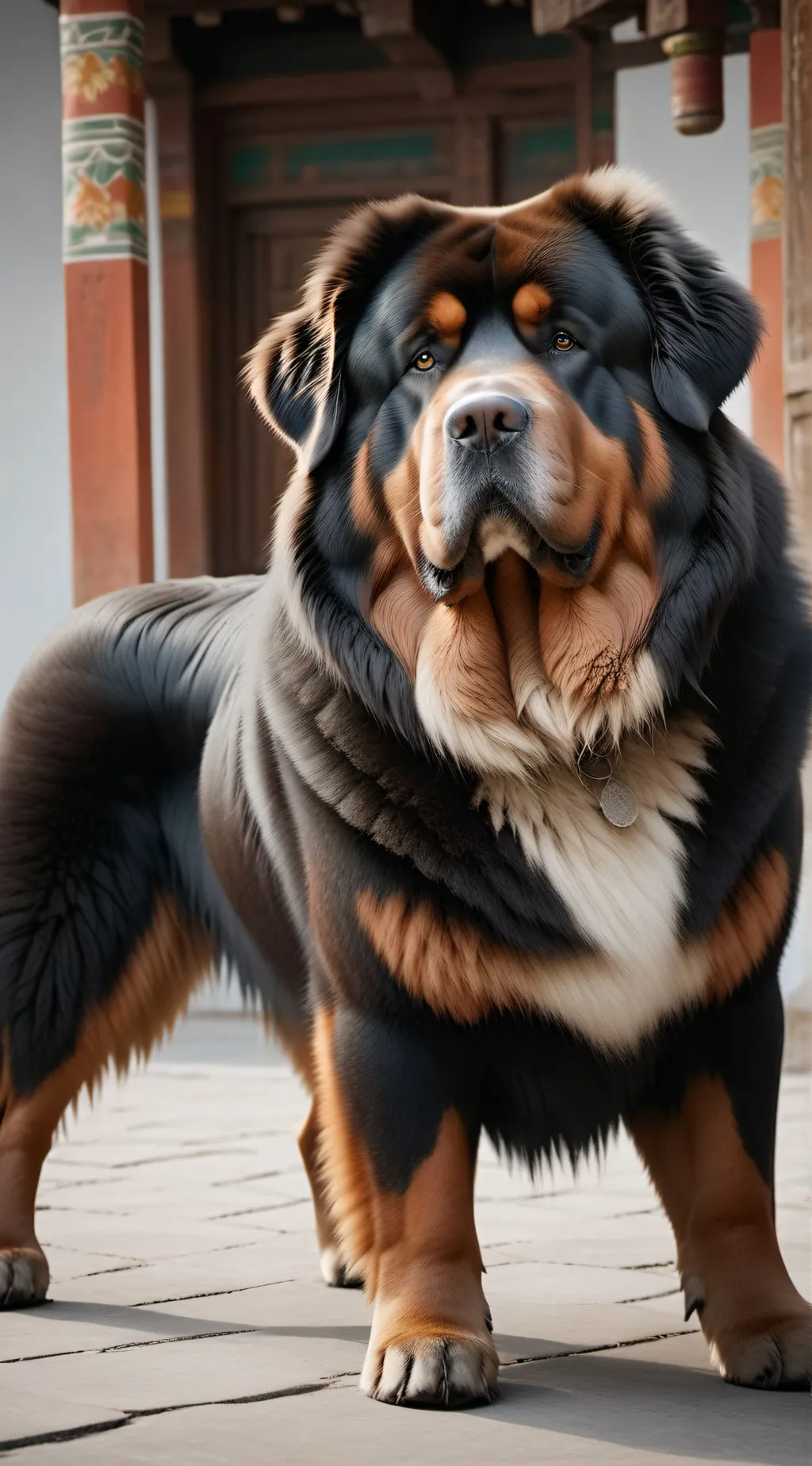 ai character: Tibetan Mastiff♡ background