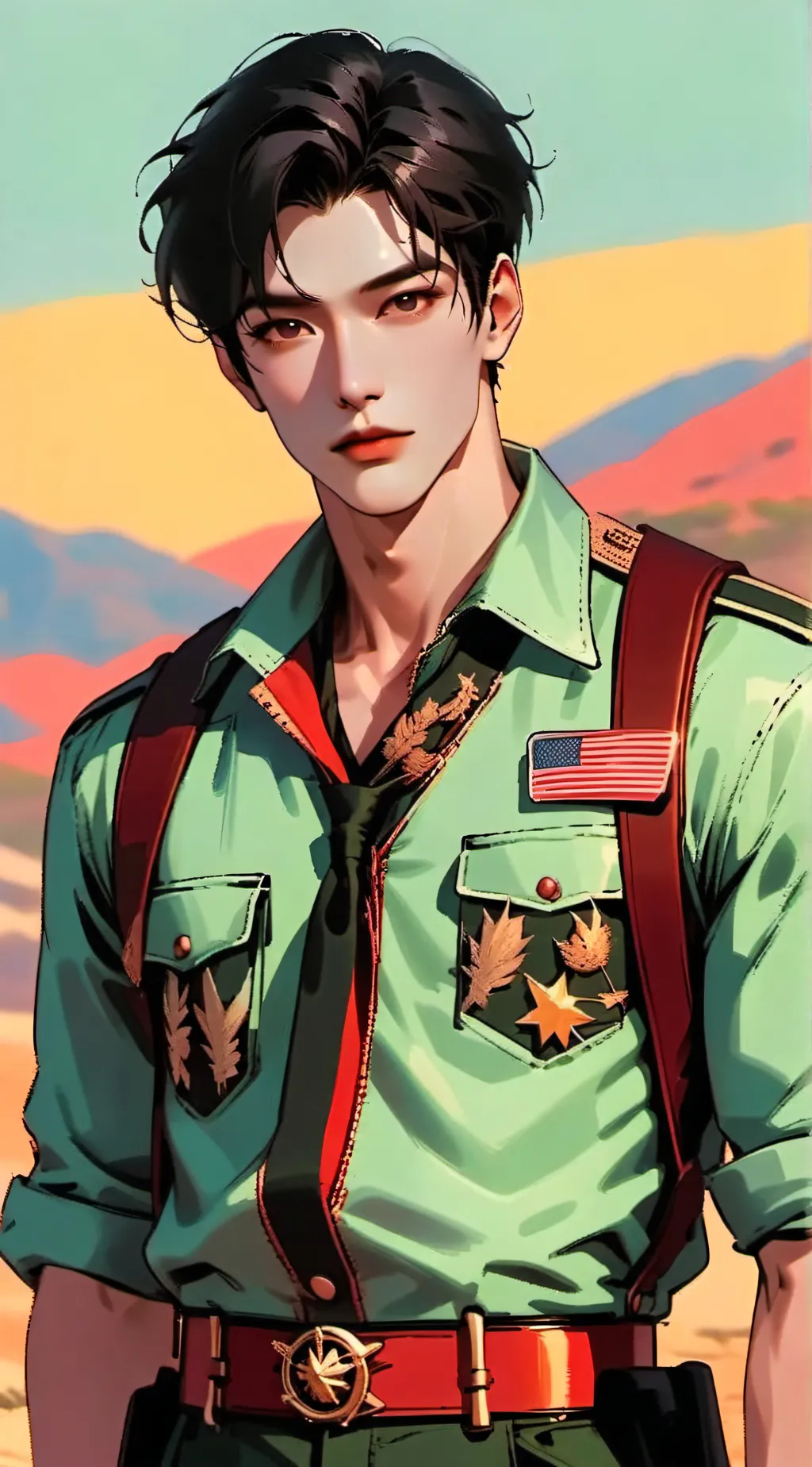 ai character: Logan Fox background