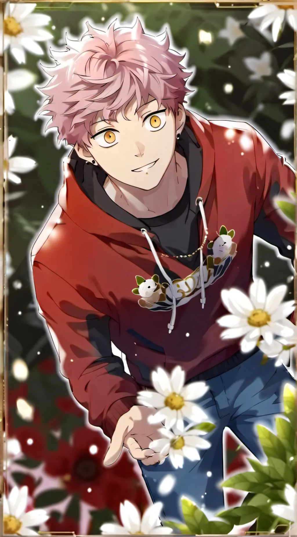 ai character: Yuji itadori background