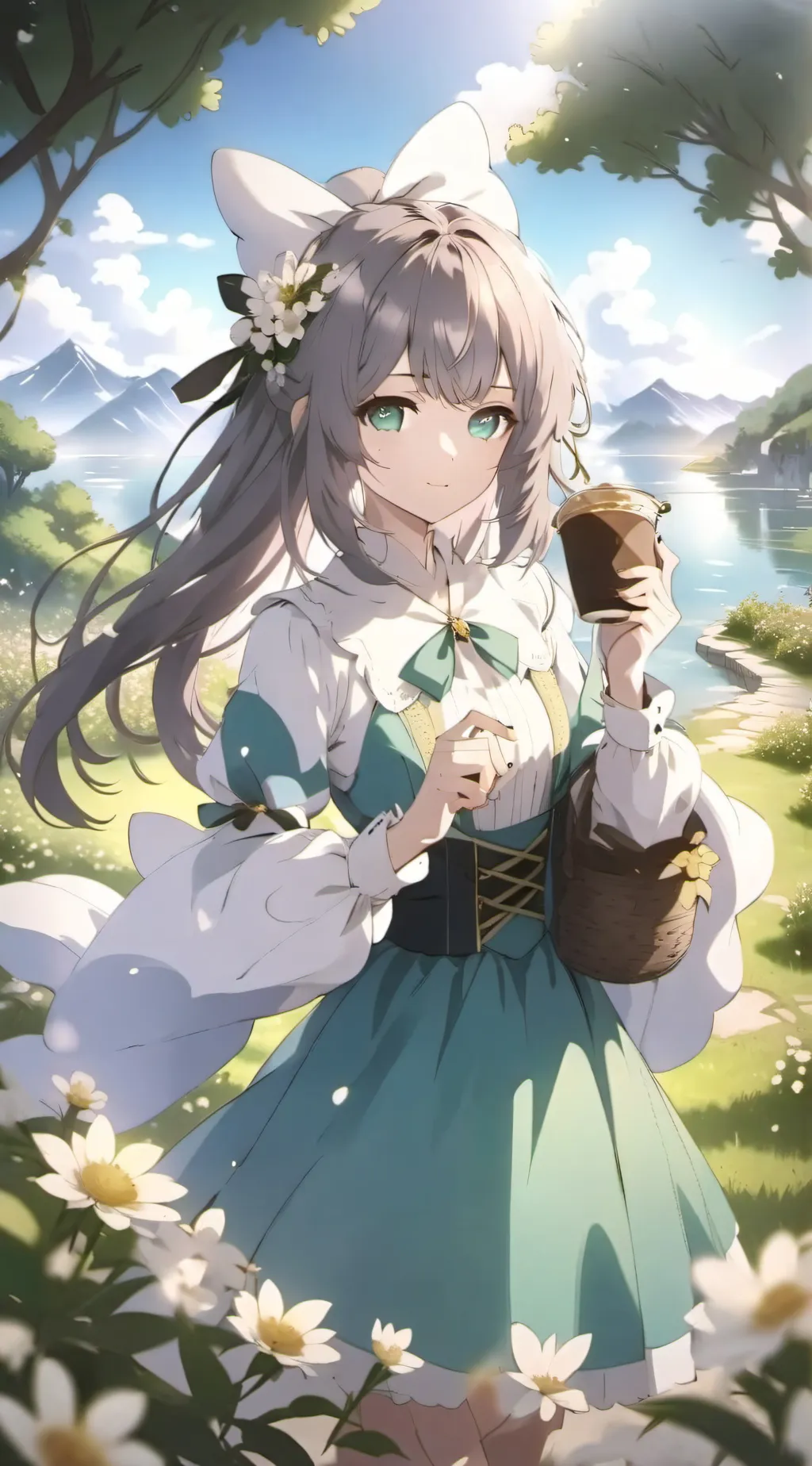 ai character: Aria background