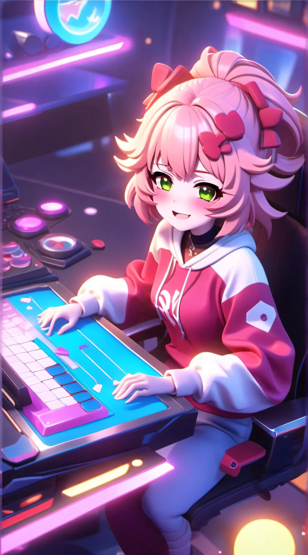 ai character: Mina background