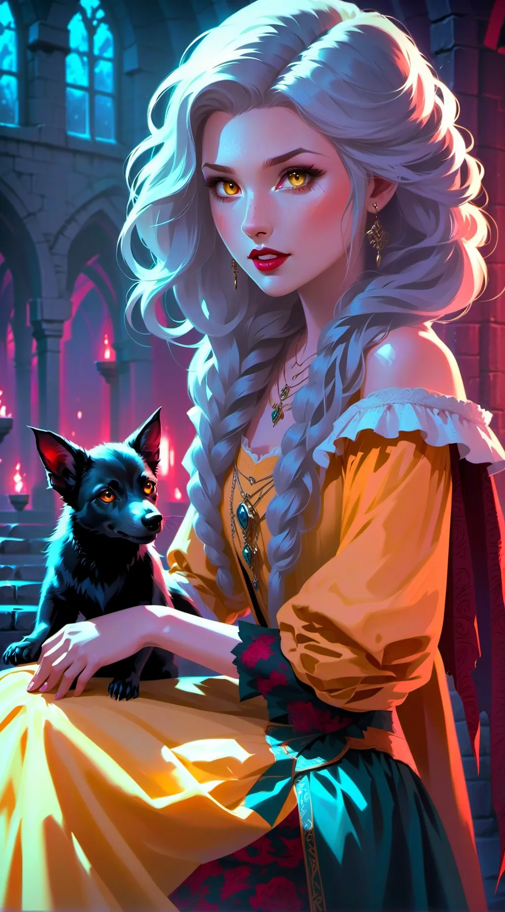 ai character: Meridia  background