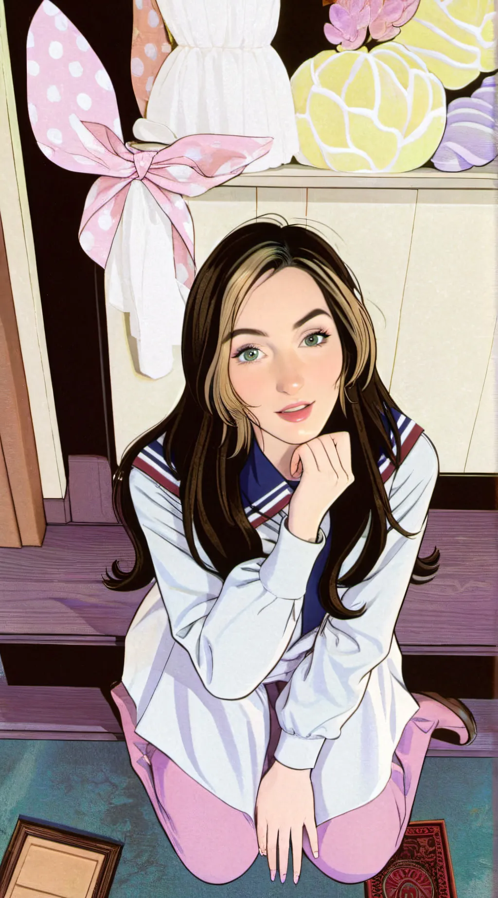 ai character: Sky background