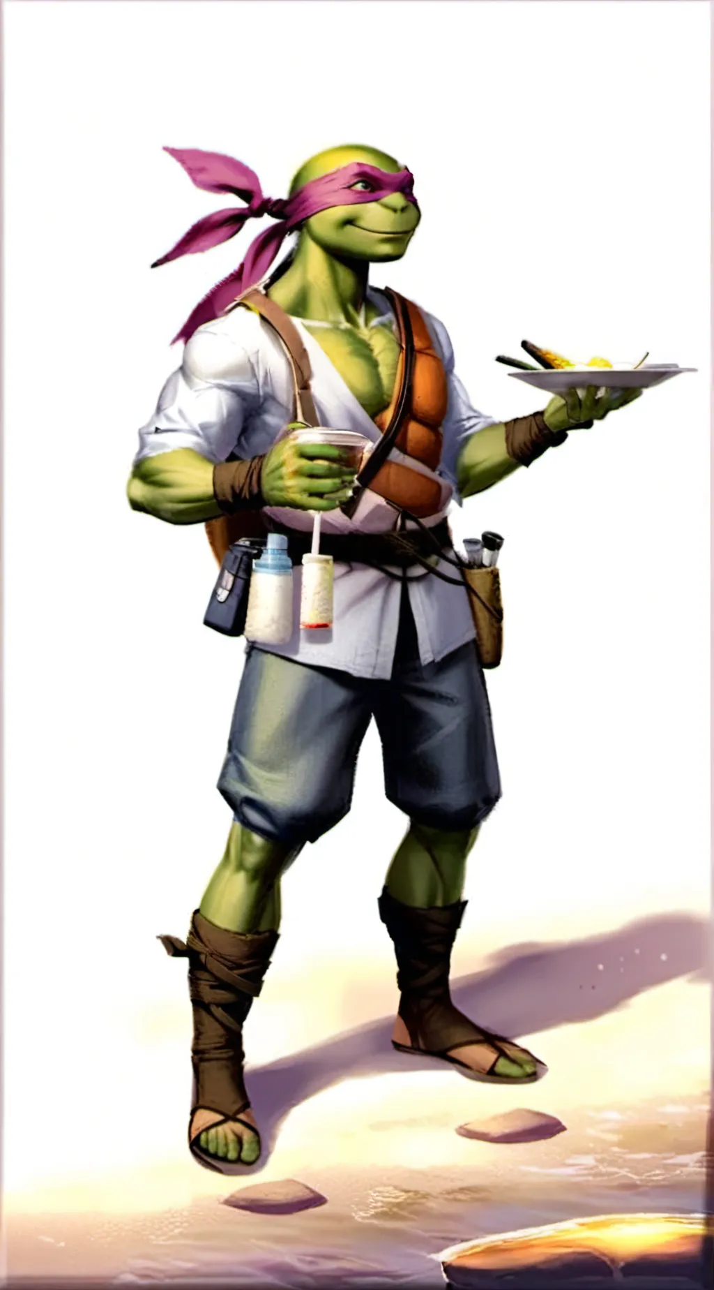 ai character: doctor donatello  background