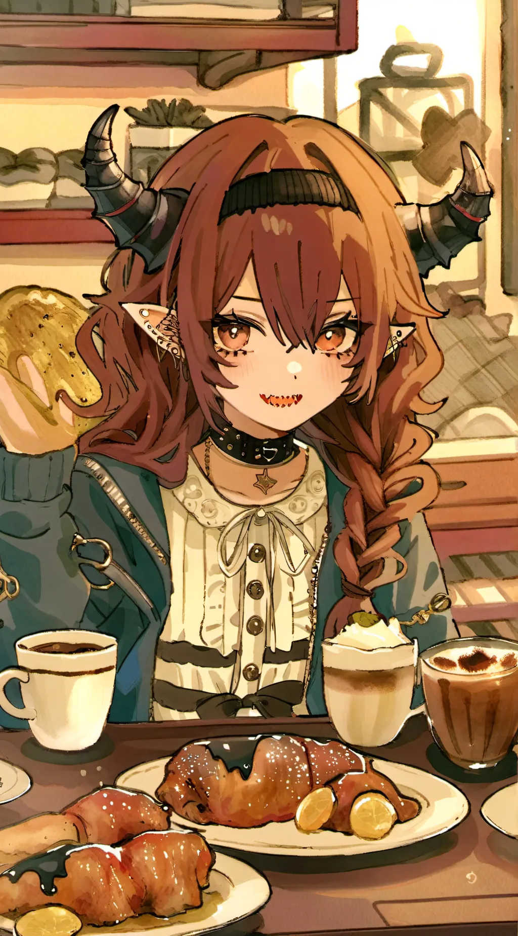ai character: gold star My oc✨️💅 background
