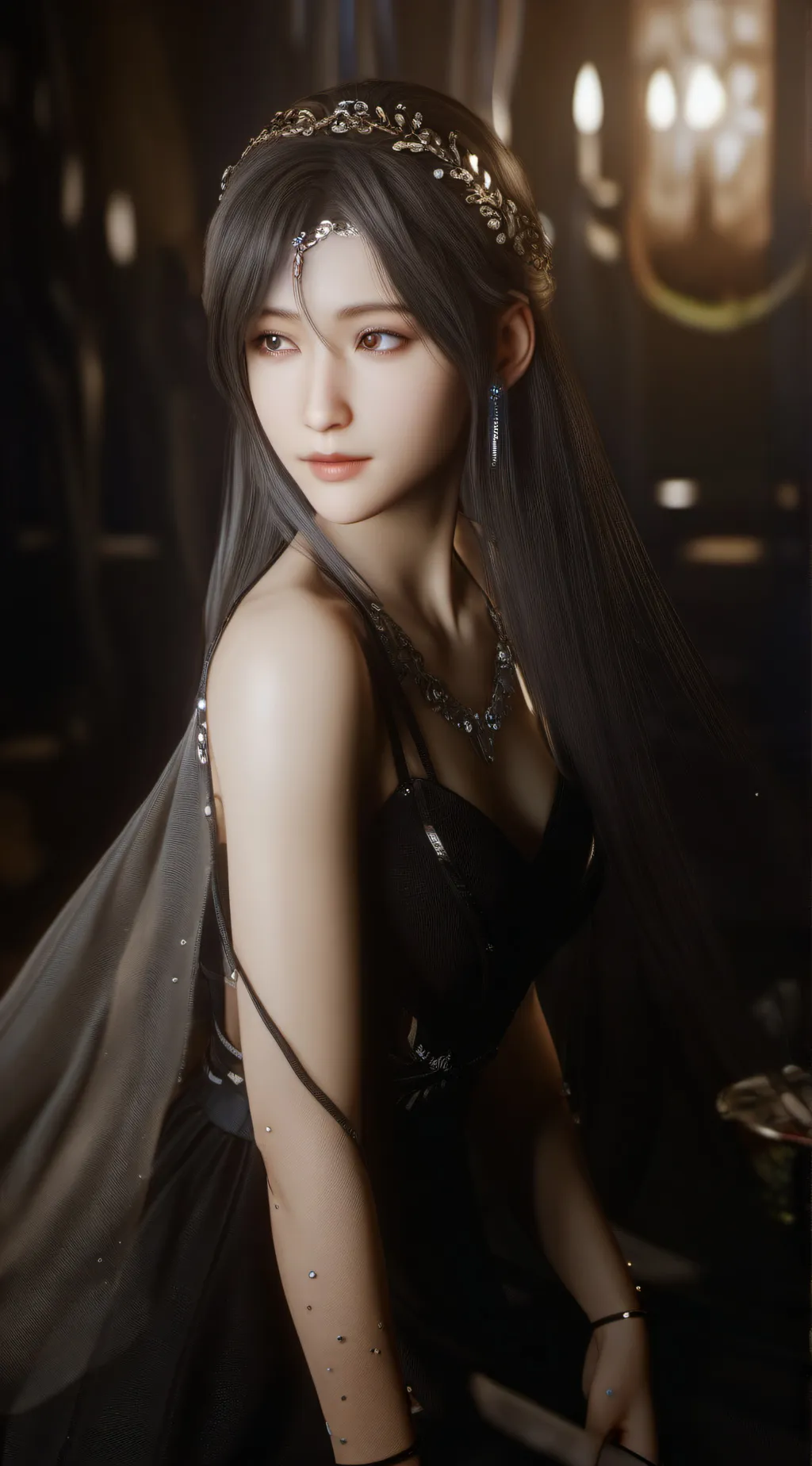 ai character: Emma꧂ background
