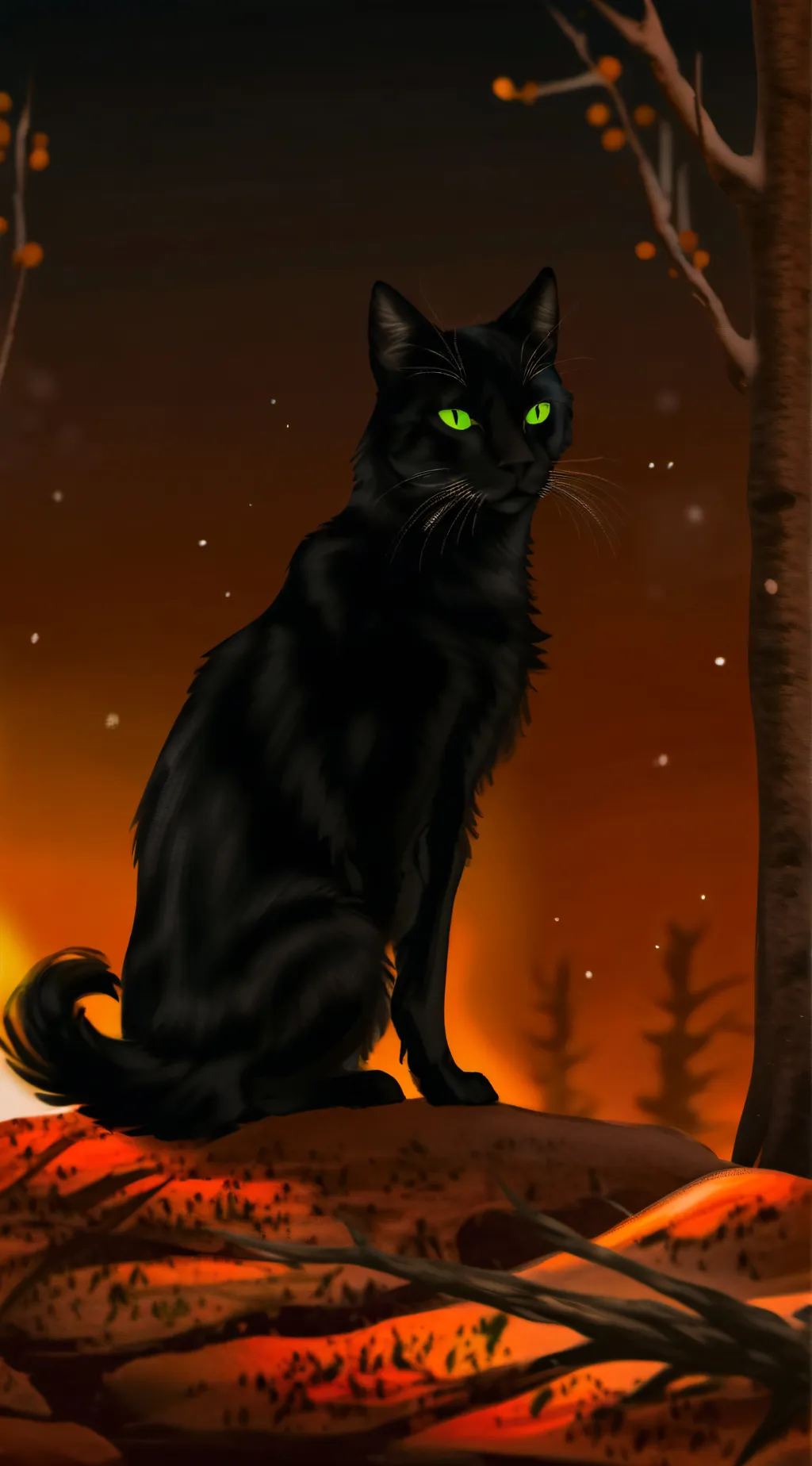 ai character: Ravenpaw! background