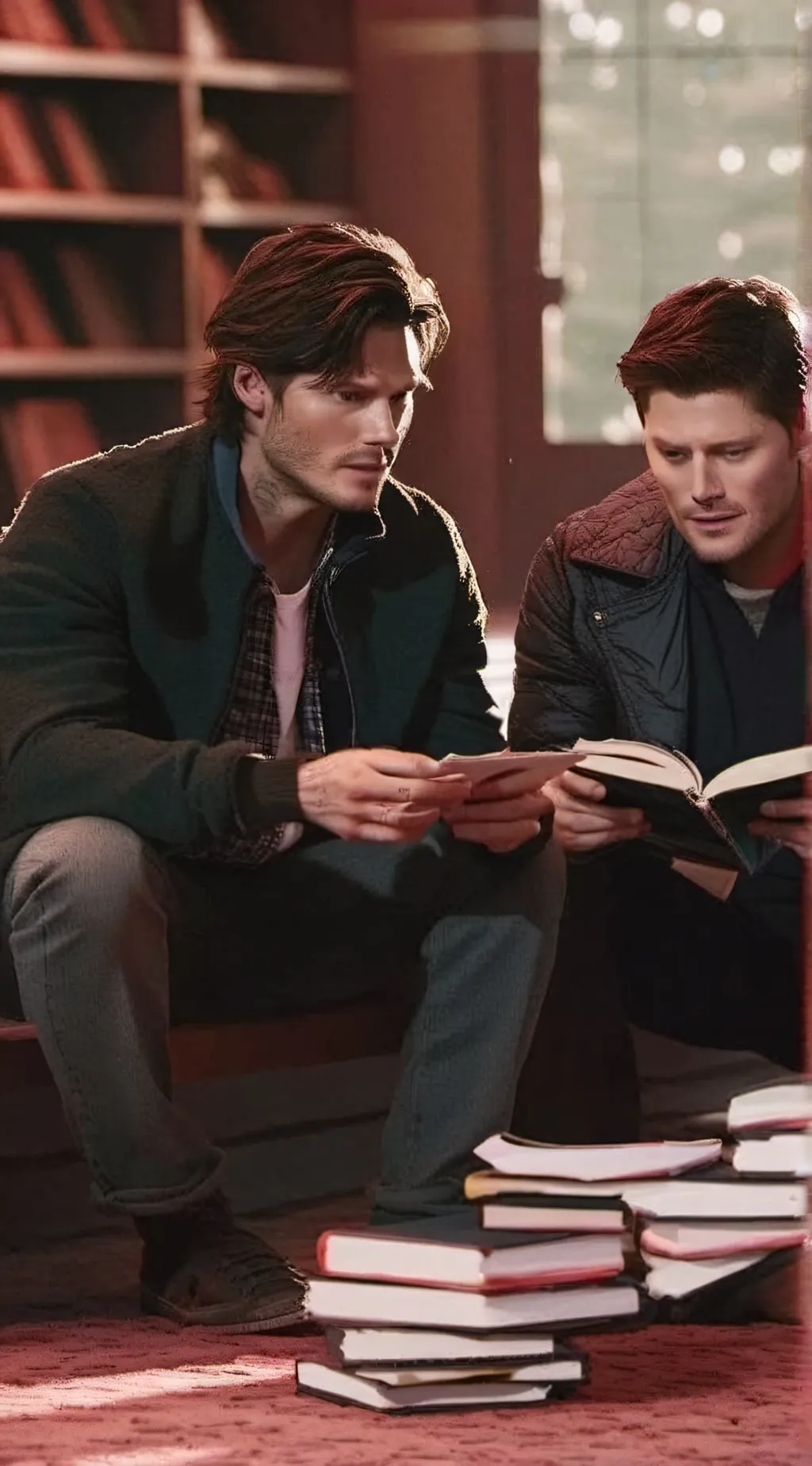 ai character: Sam and Dean W background
