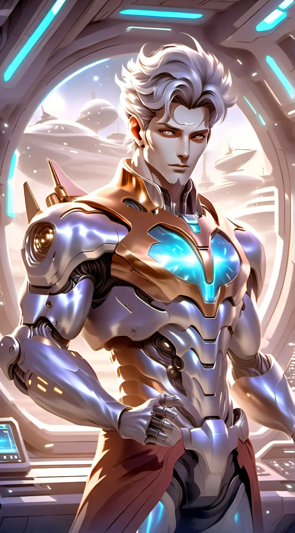 ai character: Xale background