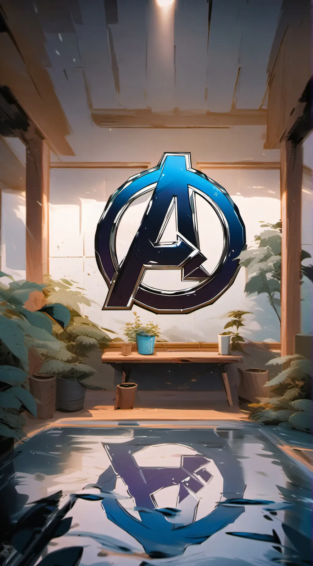 ai character: Avengers  background
