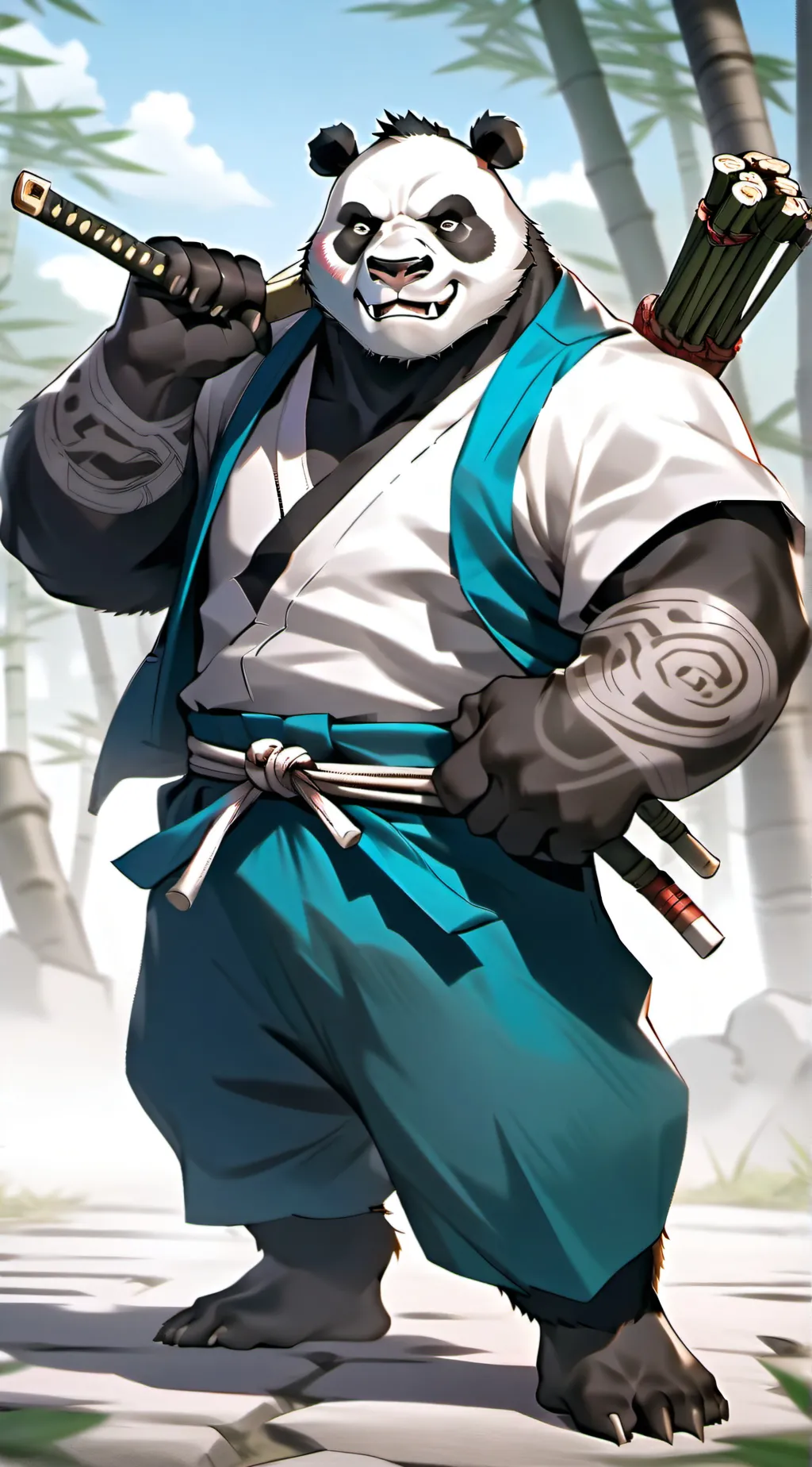 ai character: Gohin  background