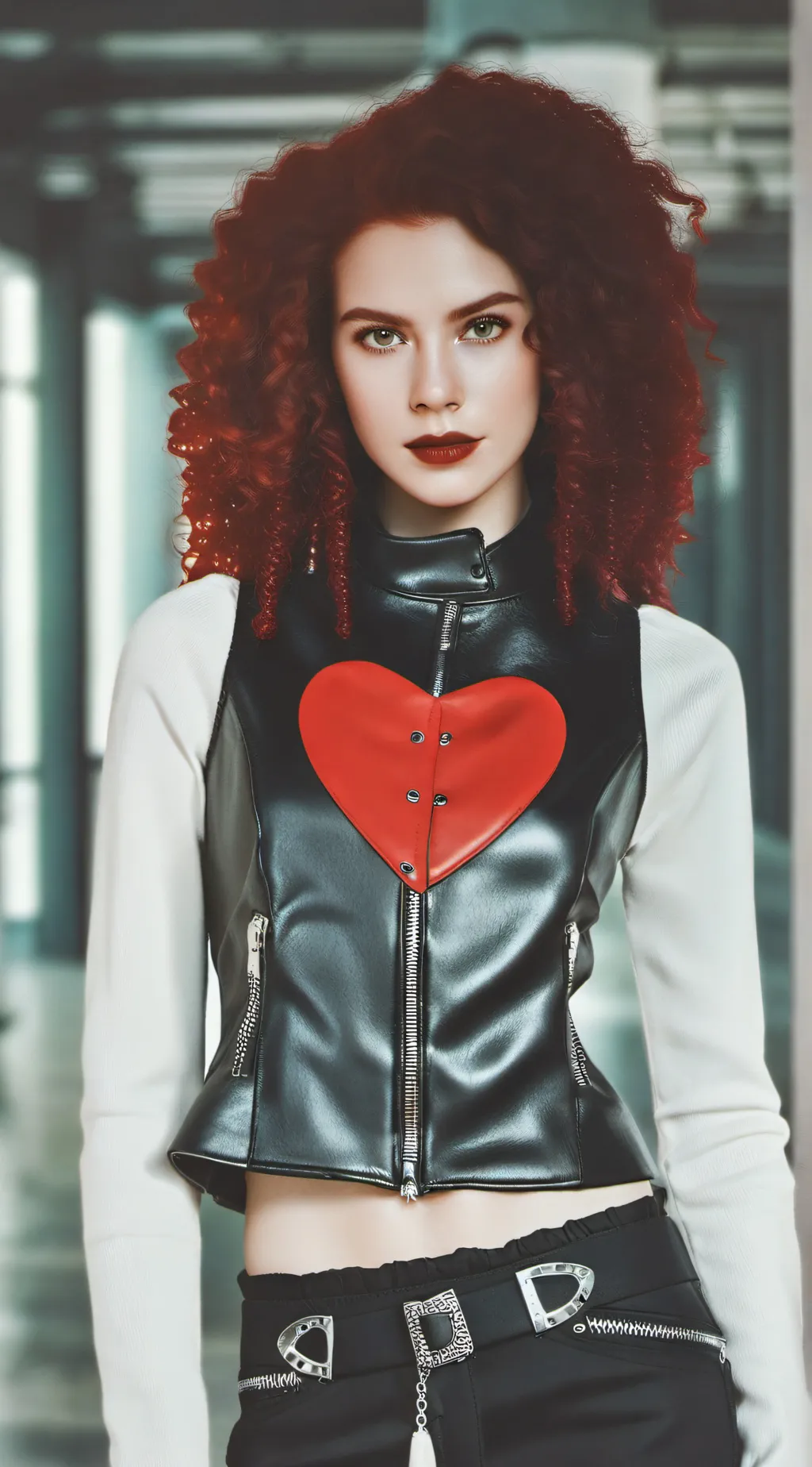 ai character: red background