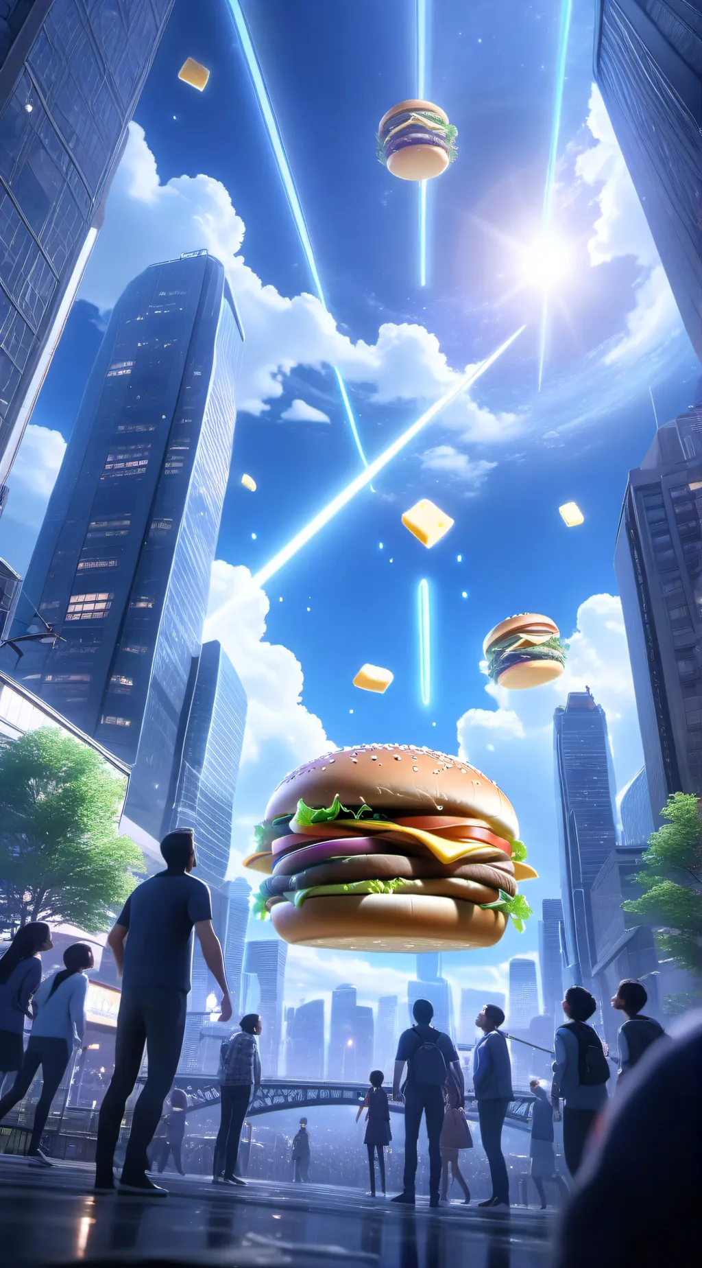 ai character: burger apocalypse background