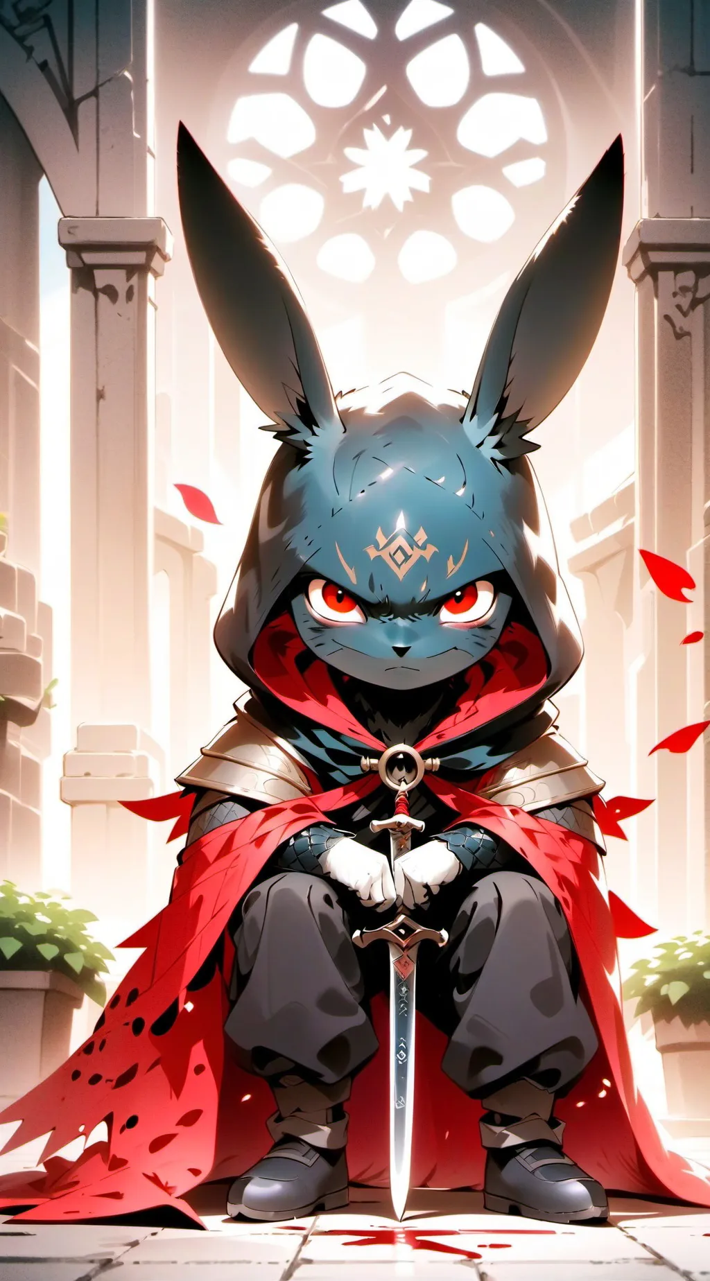 ai character: Bunny background