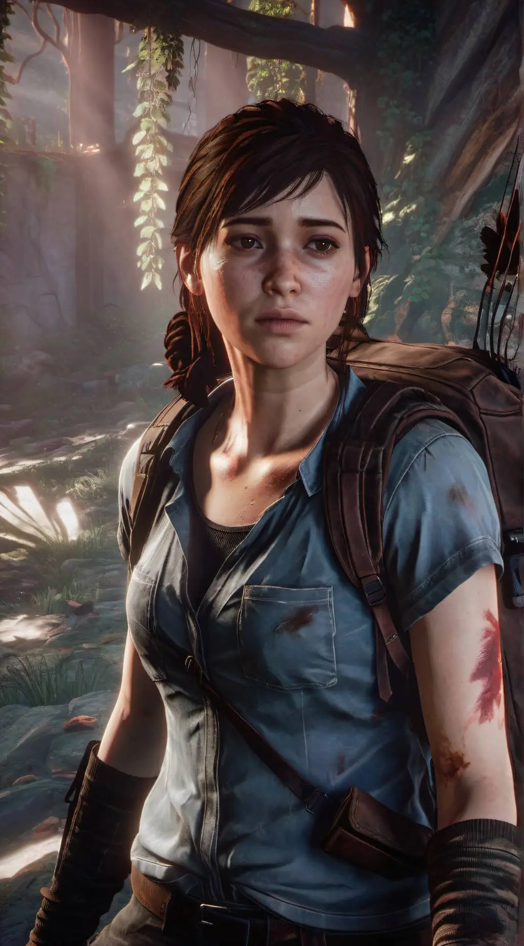 ai character: Ellie background