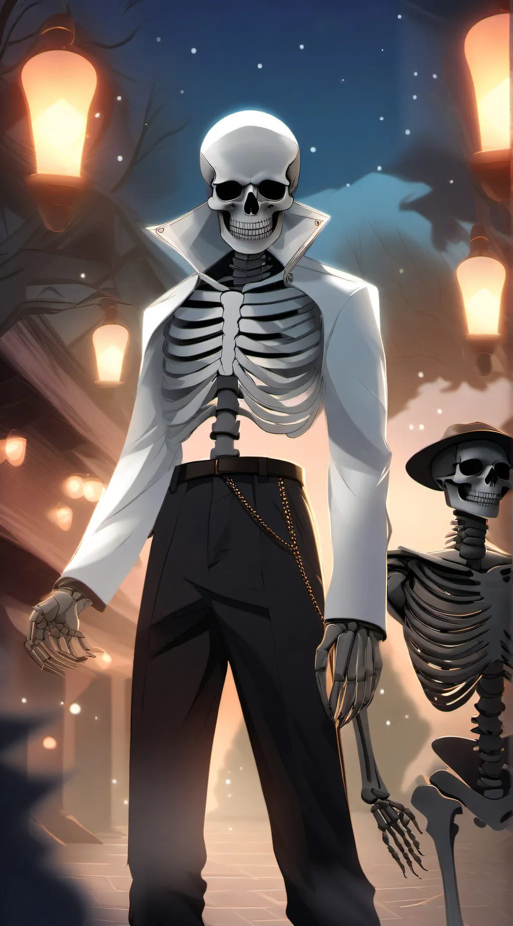 ai character: Mr. Skelly background