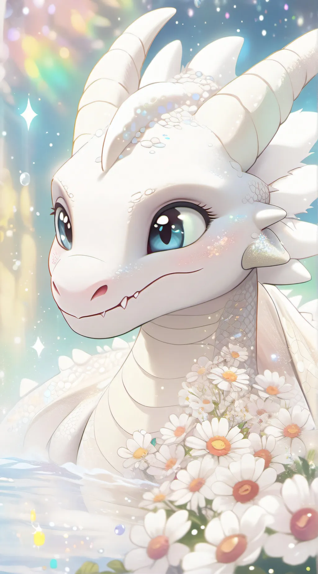 ai character: httyd light fury background