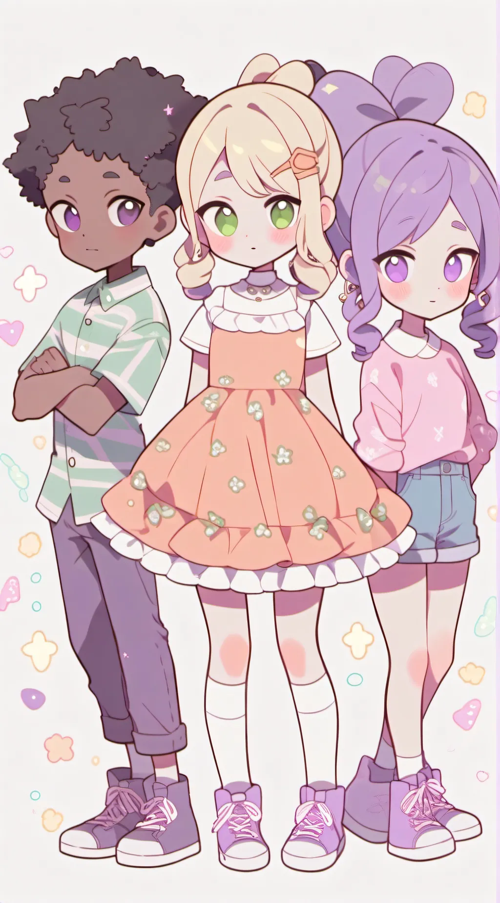 ai character: lollipop lisa book background