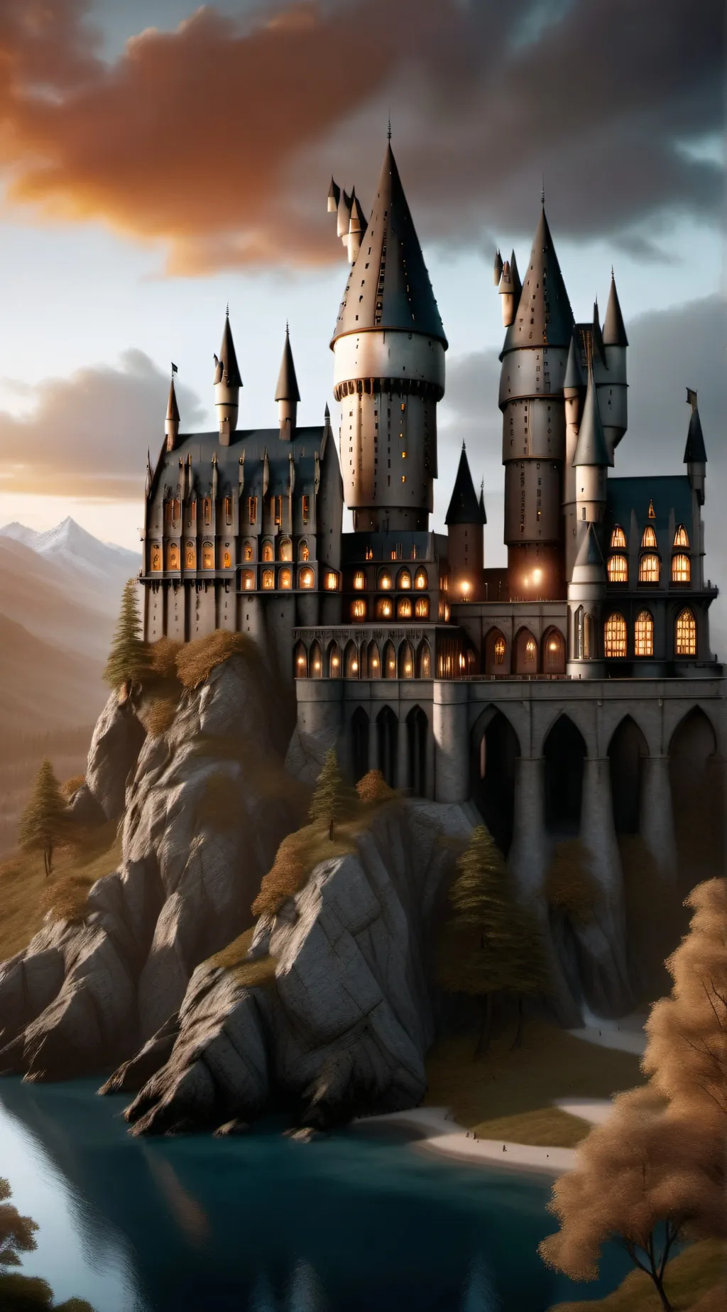 ai character: Hogwarts background