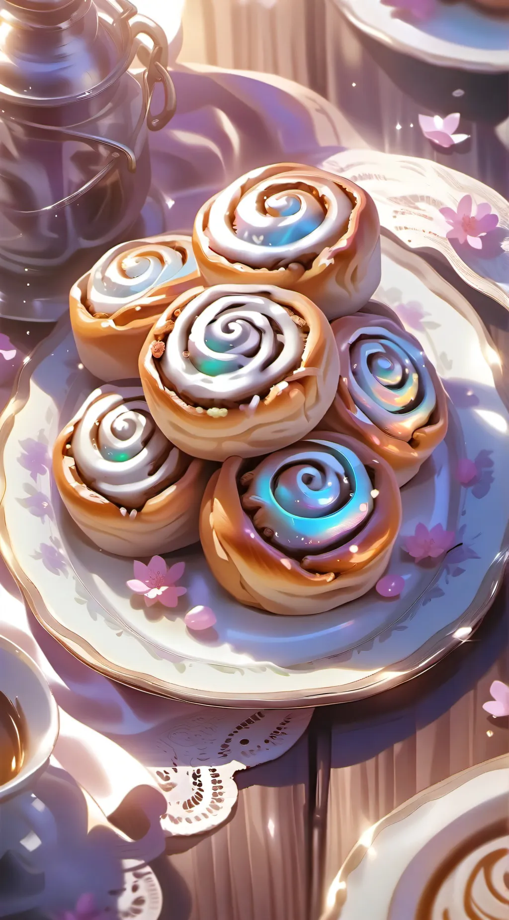 ai character: Cinnamoroll Test background