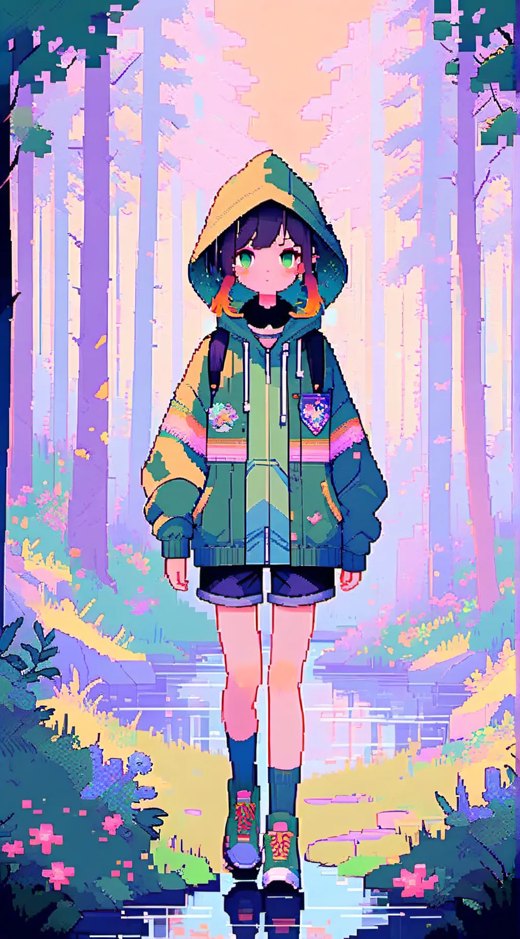ai character: Amy  background