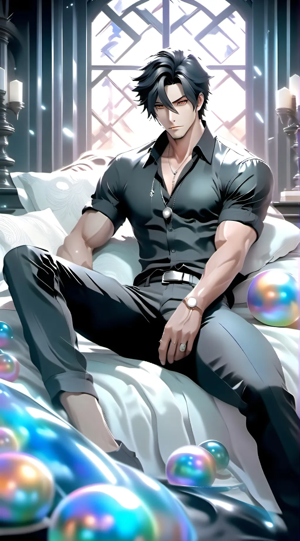 ai character: kim background