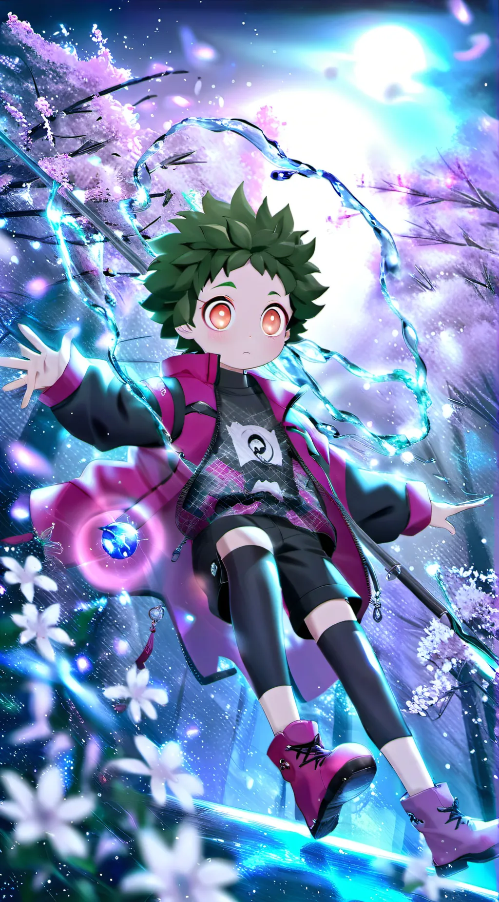 ai character: mha meme background