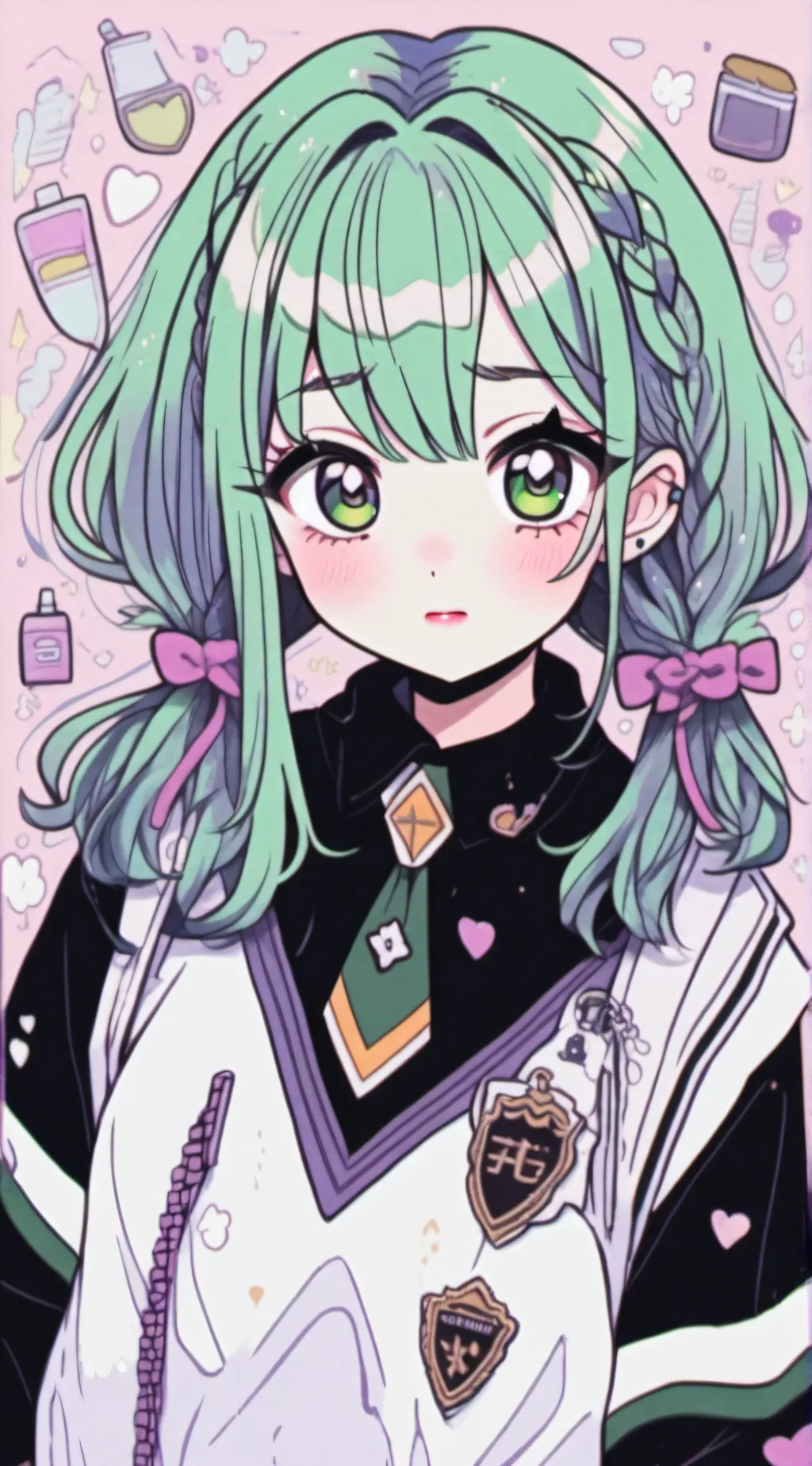 ai character: tsuyu aisu  background