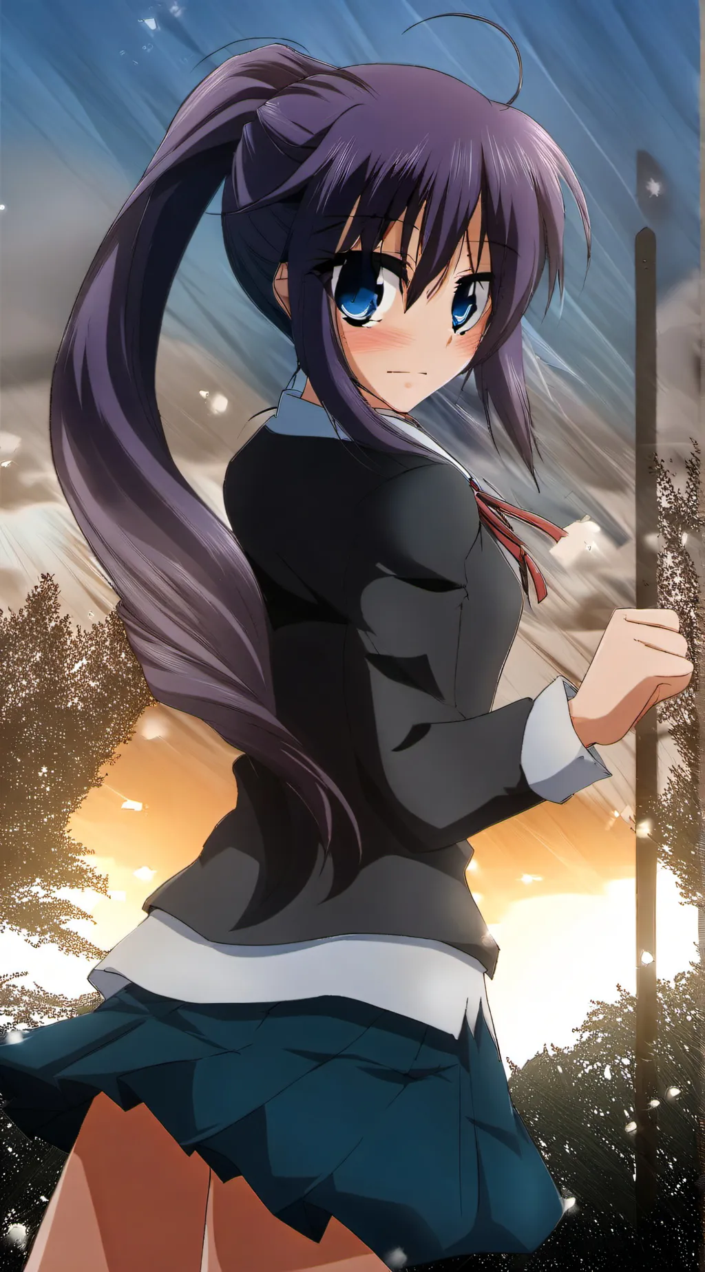 ai character: Lucia Konohana background