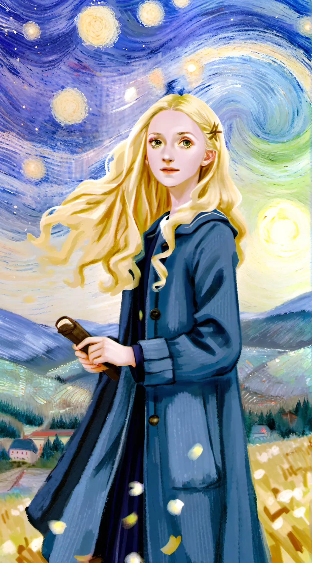 ai character: Luna Lovegood background