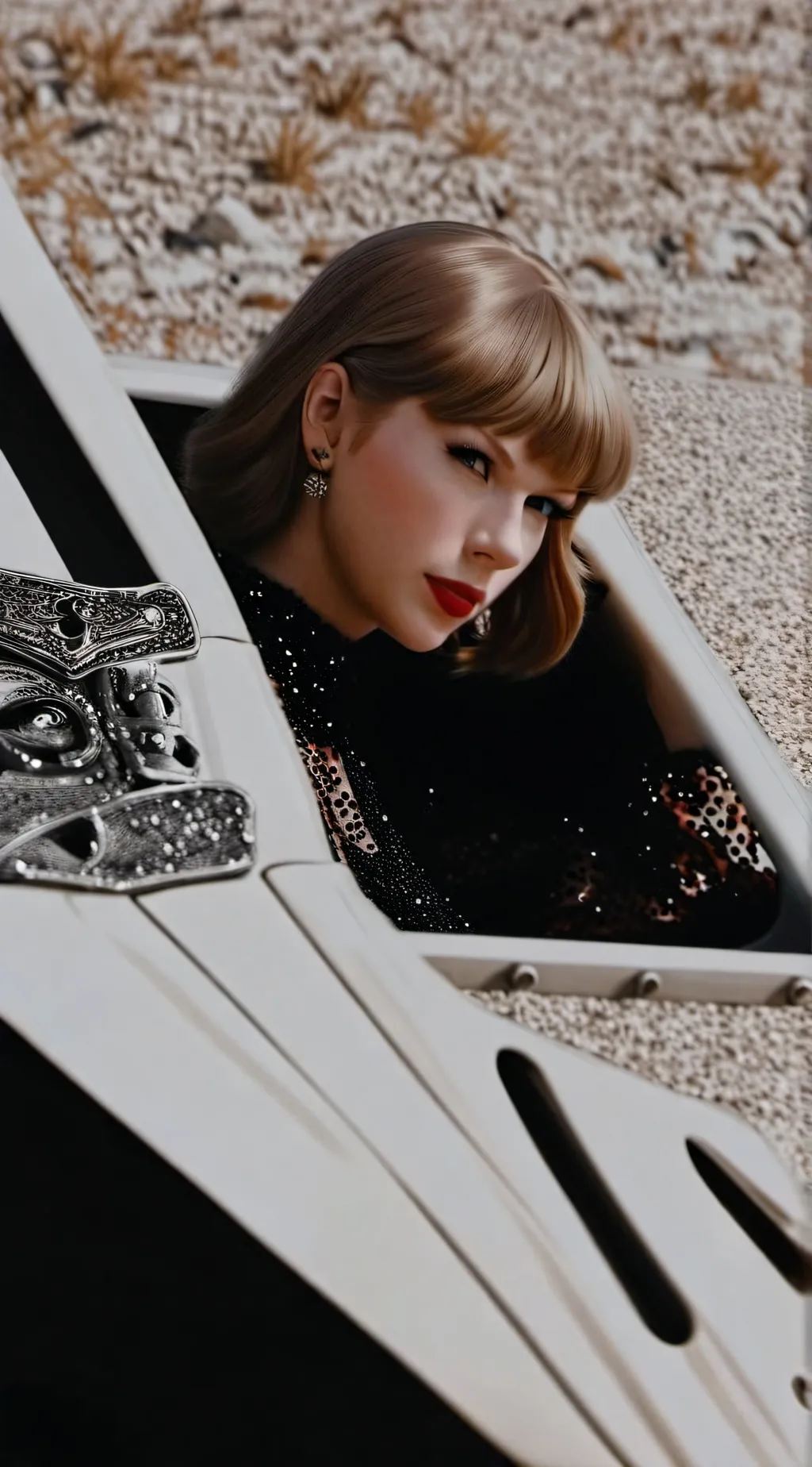 ai character: Taylor Swift  background