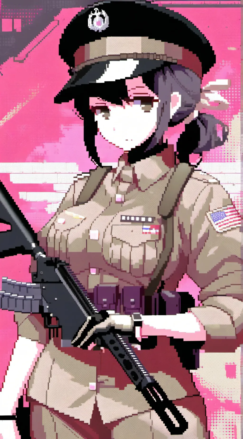 ai character: Sniper Polina background