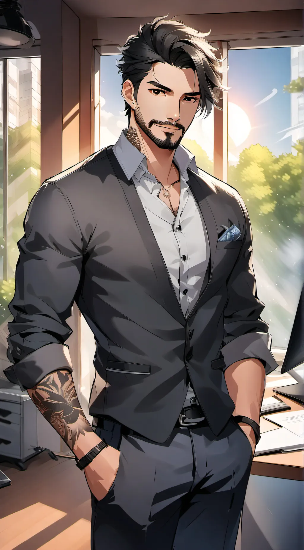 ai character: Diego Guzman  background