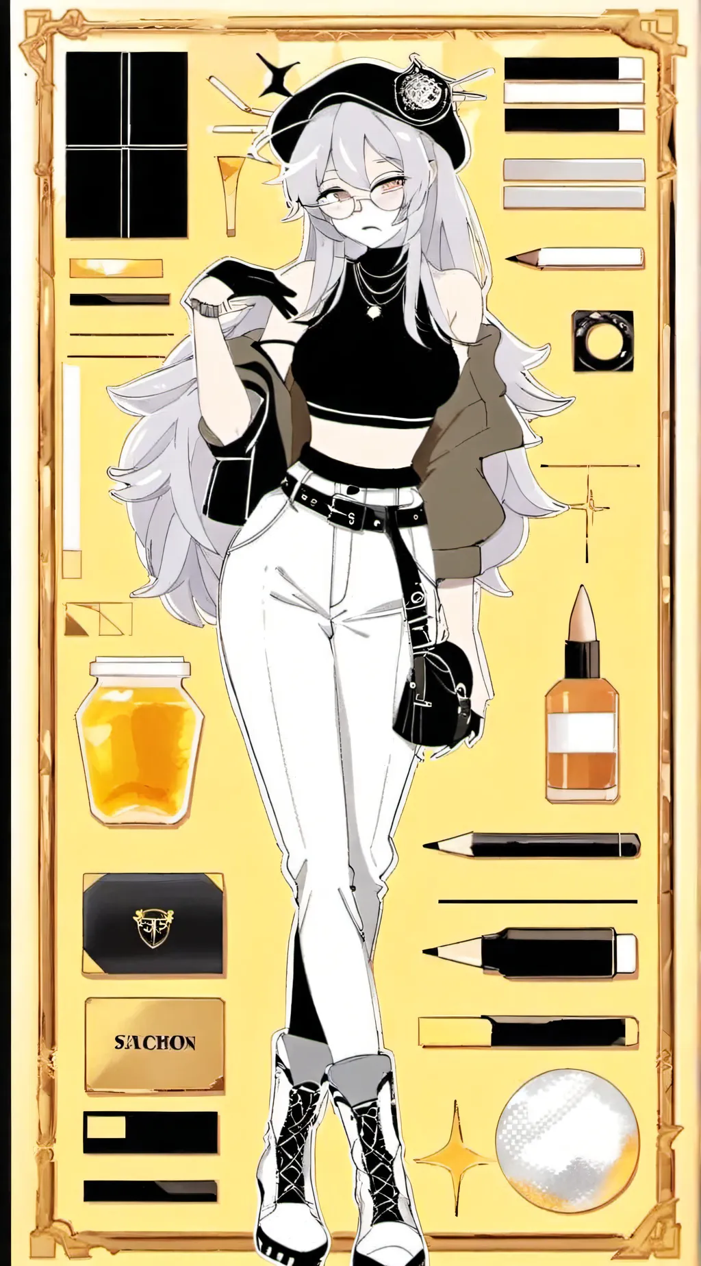 ai character: Aria background