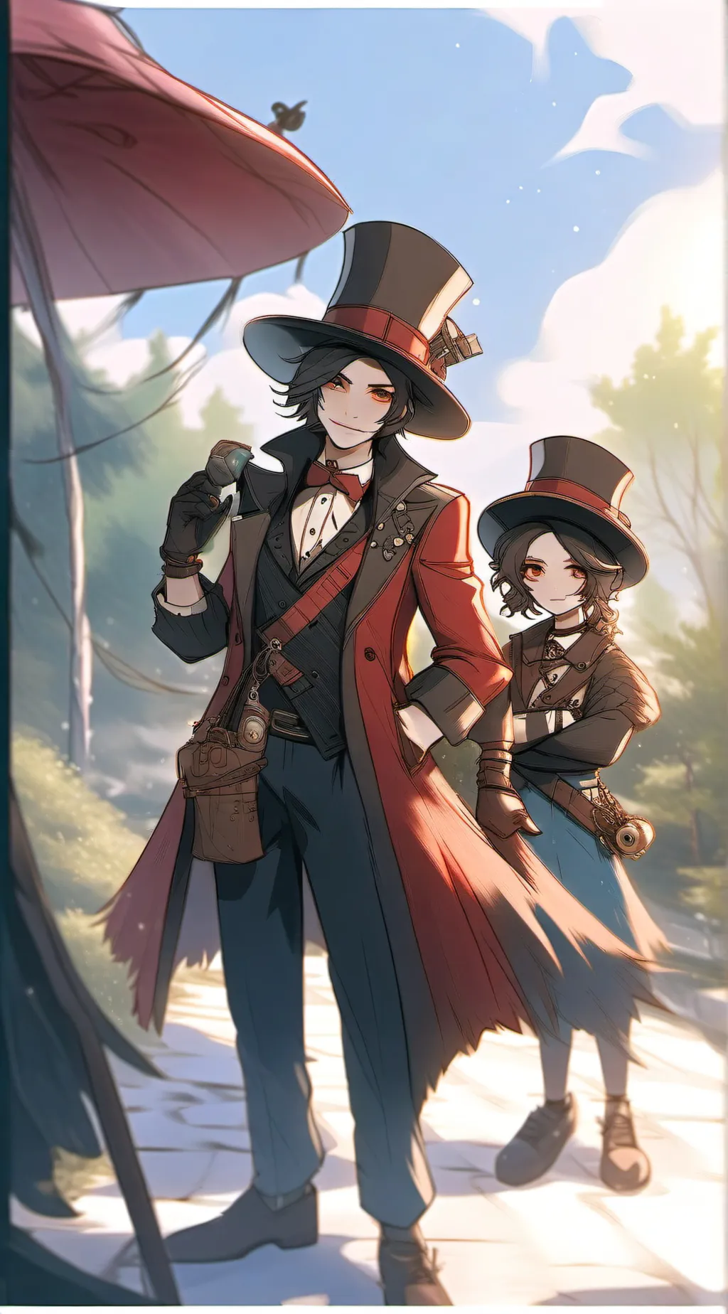 ai character: moxxie family  background