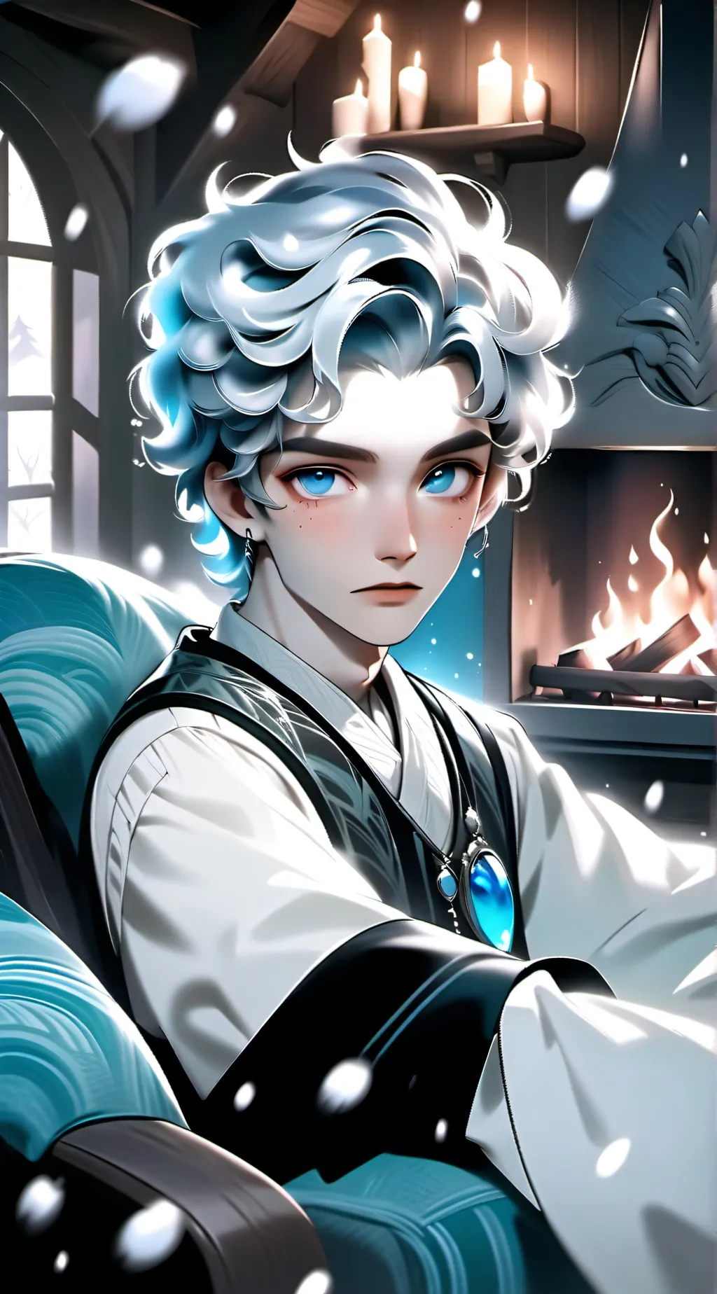 ai character: Isaac  background