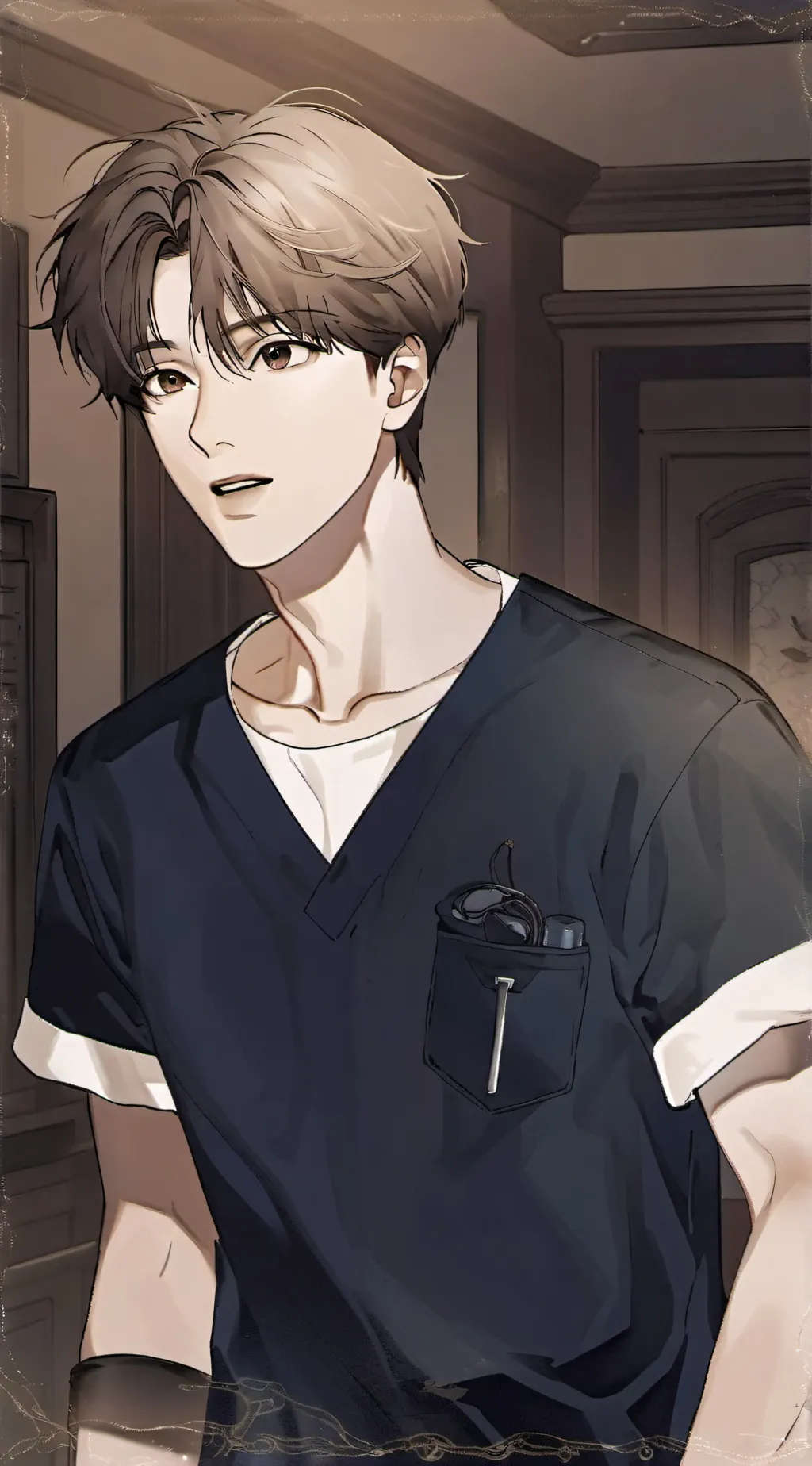 ai character: KIM DAN🐹🧑🏻‍⚕️ background