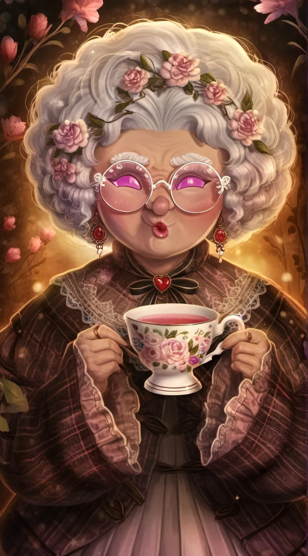 ai character: Nostalgia background
