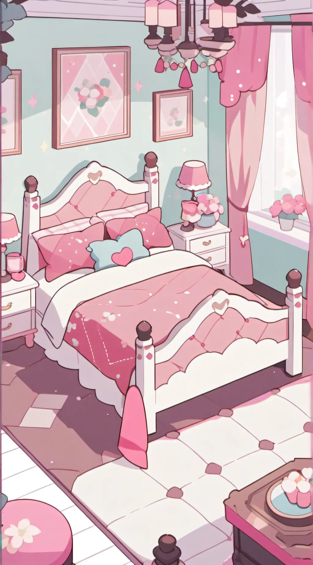 ai character: Sleepover  background