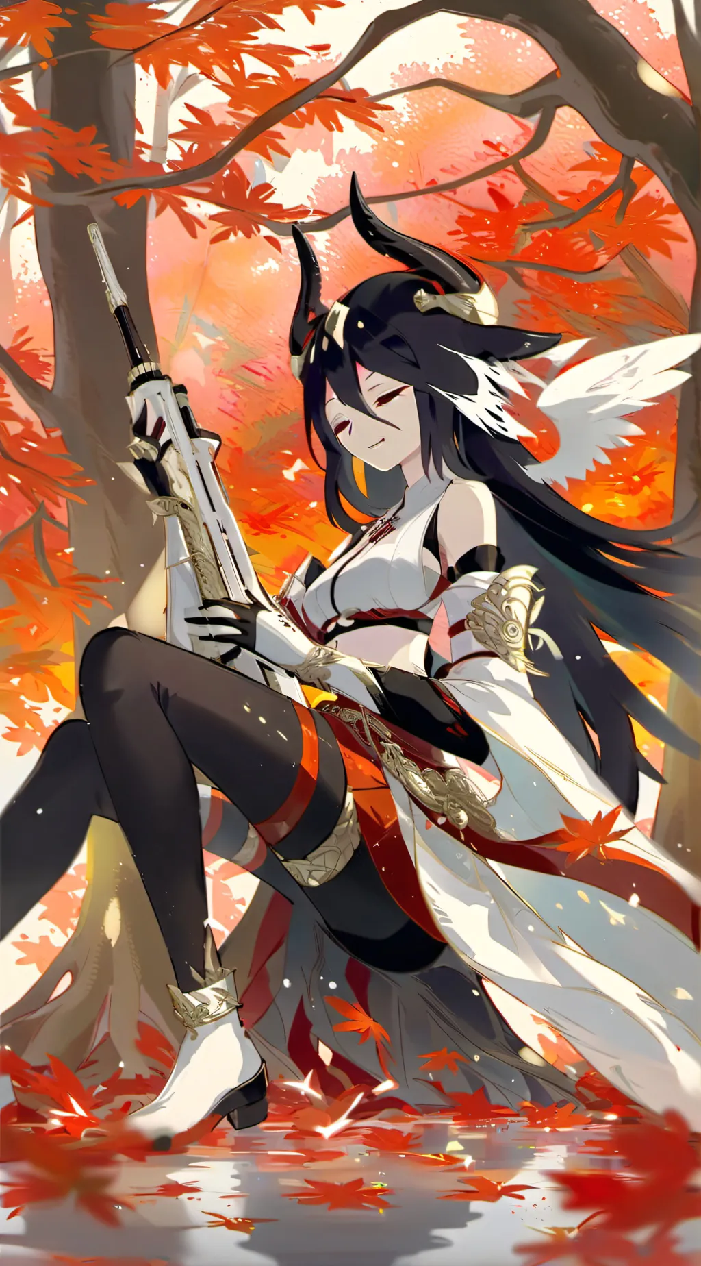 ai character: miss circle  background